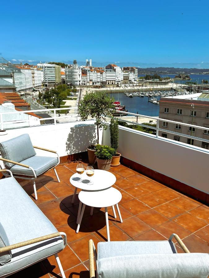 Atico Con Dos Terrazas E Increibles Vistas En Pleno Centro De א-קורוניה מראה חיצוני תמונה